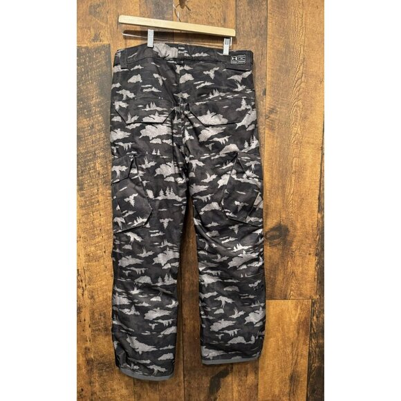 Under Armour Men’s Ski Pants Camo Grey Black Size Medium EUC - Picture 2 of 5